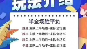 足球竞彩能否买半场？一文为你揭秘竞彩半场投注规则