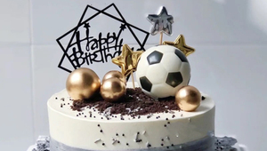 天津足球蛋糕装饰简单吗？轻松打造足球主题甜蜜美味