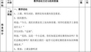 足球课程教案在哪下载好?这些途径值得你去探寻