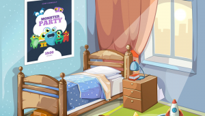 房间墙上挂足球布,这般装饰究竟好不好看?