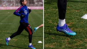 本泽马新配色足球鞋亮相,究竟好不好看引关注